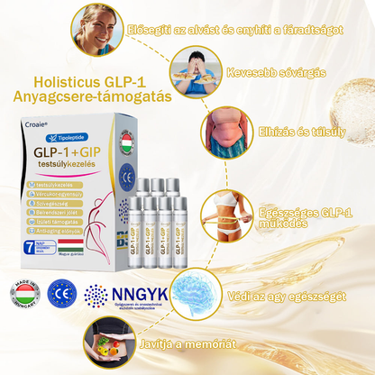 🇭🇺 Országos Gyógyszerészeti és Élelmiszer-higiéniai Intézet (OGYÉI) | Hivatalos magyar márka — Croaie® Tirapapeptid Orális Oldat GIP + GLP-1 Kettős Hatású Fejlett Fogyókúrás Formula – Naponta egyszer, akár 7 nap alatt is eredményt ad 🏅