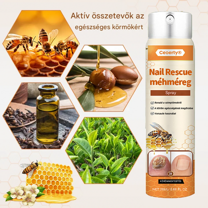 💥 2025 Korlátozott 70% KEDVEZMÉNY ️⏳ Ceoerty® NailRescue Kolirin méhméreg körömgomba spray 💥 Minden körömproblémát orvosolhatsz 2 héten belül👣