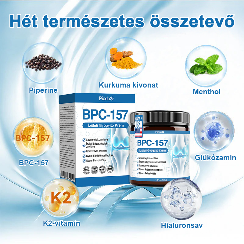 𝖯𝗂𝖼𝗱𝗼® BPC-157 Ízületi Gyógyító Krém🦴Ízületi gyulladás, neuropátia, reuma, sportsérülések és egyebek kezelésére🦵🦵🦵