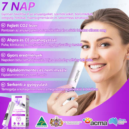 𝐉𝐚𝐬𝐬𝐞𝐞𝐦® Fejlett, nem invazív bőrjavító CO₂ lézeres toll 🛫 (Gyengéden eltávolítja a szemölcsöket, anyajegyeket, öregségi foltokat és bőrkinövéseket – fájdalom és gond nélkül!)🔥🔥
