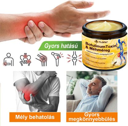 🦴TLOPA® Botulinum Toxin és Méhméreg Fájdalomcsillapító Csontgyógyító Krém🐝 🔥(Kifejezetten időseknek & ortopéd szakorvosok ajánlásával)🦴
