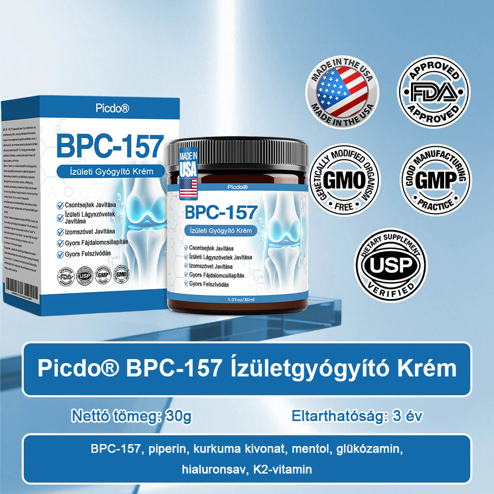 𝖯𝗂𝖼𝗱𝗼® BPC-157 Ízületi Gyógyító Krém🦴Ízületi gyulladás, neuropátia, reuma, sportsérülések és egyebek kezelésére🦵🦵🦵
