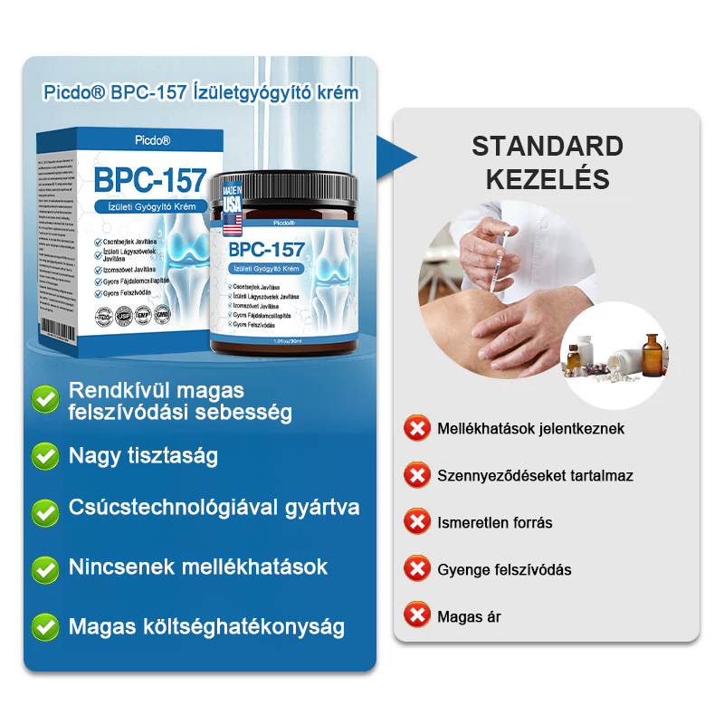 𝖯𝗂𝖼𝗱𝗼® BPC-157 Ízületi Gyógyító Krém🦴Ízületi gyulladás, neuropátia, reuma, sportsérülések és egyebek kezelésére🦵🦵🦵