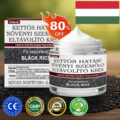 ✅ Zvoevo® Fekete Rizses Bőrregeneráló Krém 👨‍⚕️ (Szemölcsök, bőrkinövések, foltok és hiperpigmentáció kezelésére)✅