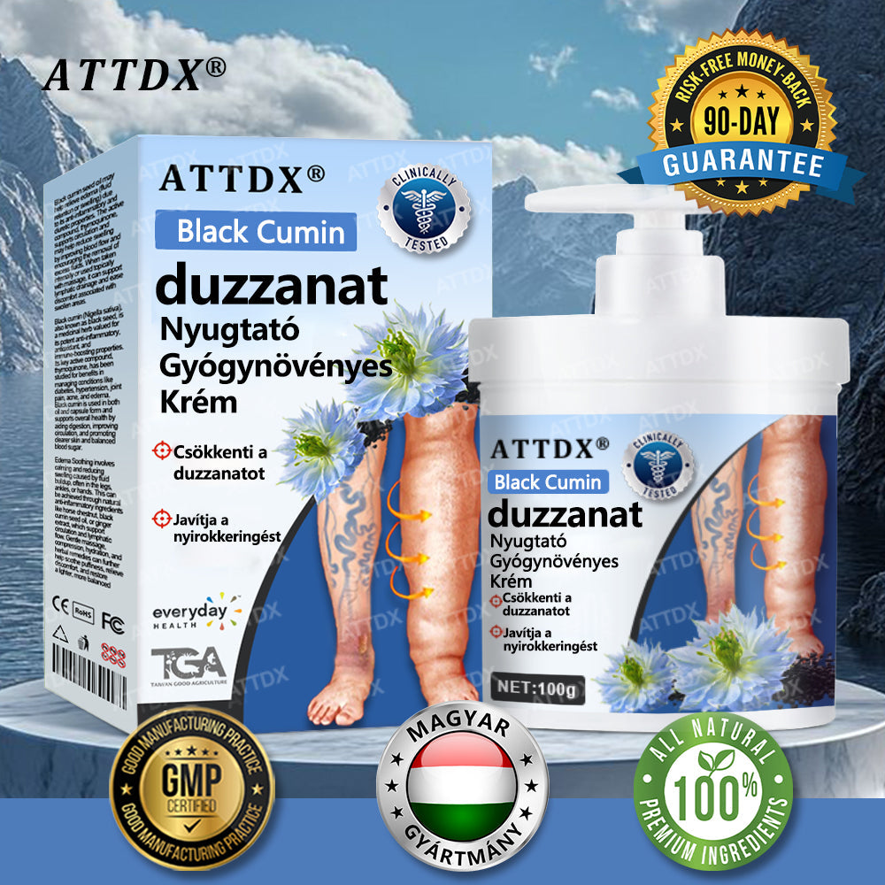 💧ATTDX® Növényi ödéma enyhítő krém nigellával💧💧💧💧
