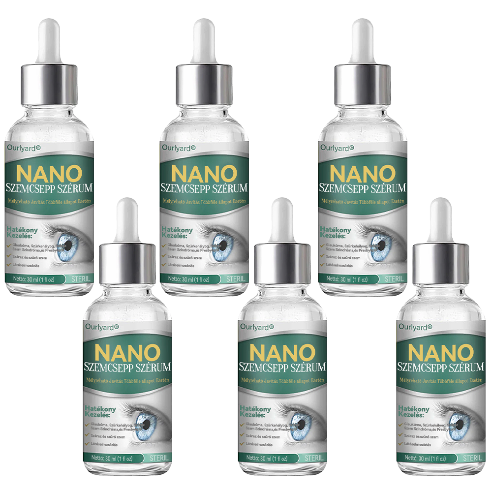 👩‍⚕️ Ourlyard® Nano Szemcsepp Szérum ✅ OGYÉI engedéllyel (alkalmas presbiópia, száraz szem szindróma, zöldhályog és szürkehályog kezelésére) ☘️☘️
