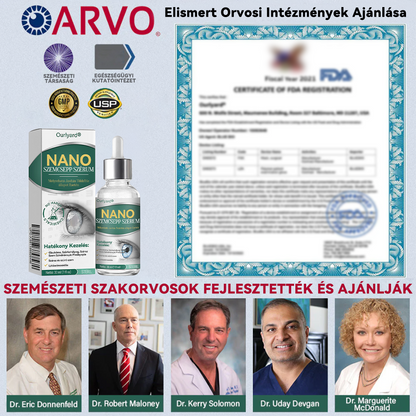 👩‍⚕️ Ourlyard® Nano Szemcsepp Szérum ✅ OGYÉI engedéllyel (alkalmas presbiópia, száraz szem szindróma, zöldhályog és szürkehályog kezelésére) ☘️☘️