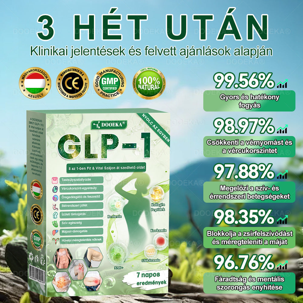 💎𝑩𝒖𝐢𝒍𝒅𝑳𝒆𝐚𝒇®GLP-1 8 az 1-ben Fit & Vital Szájon át szedhető oldat – ✅ Napi egyszer, 7 nap alatt látható változás / Elhízás, szív- és érrendszeri egészség, cukorbetegség, alvási apnoe, bélrendszer egészsége, ízületi problémák és még sok más esetén💖