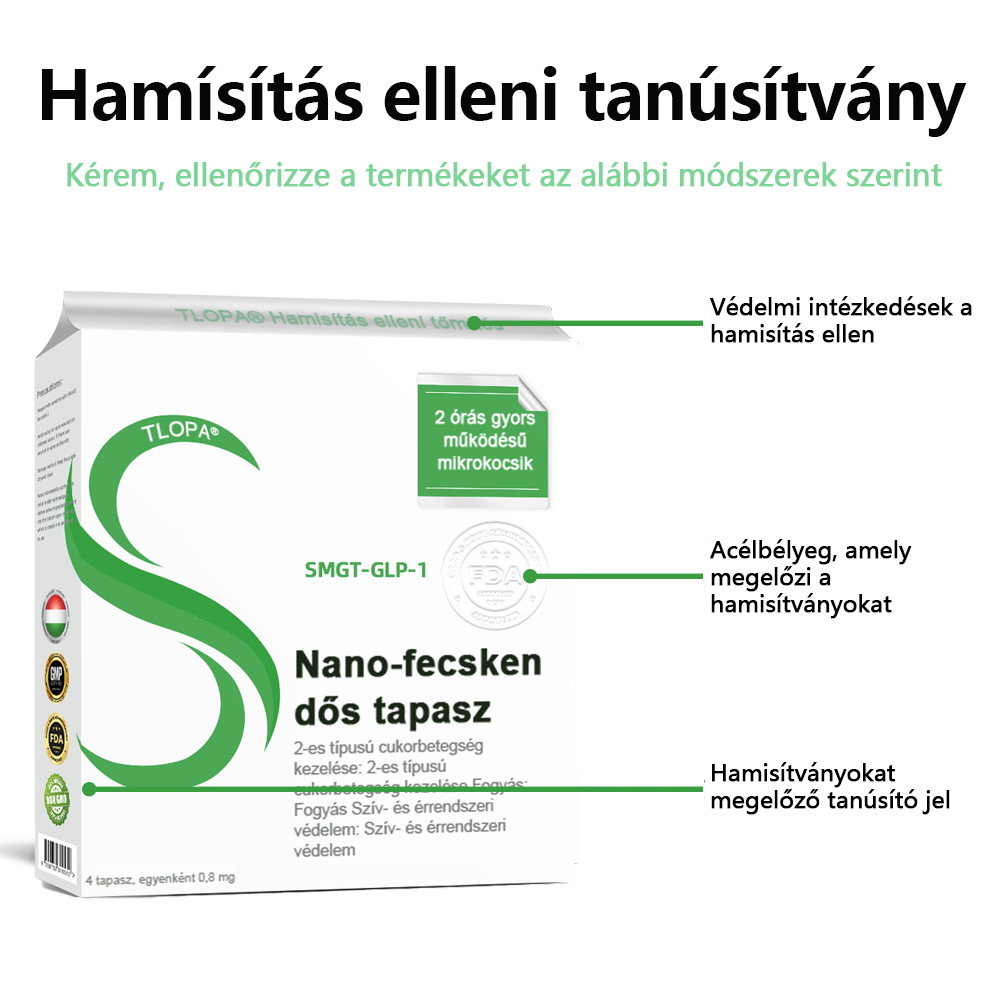 ✨[7 napon belül eredményt lát]🌻𝗧𝗟𝗢𝗣𝗔® 𝗚𝗟𝗣-𝟭 Nano Microneedle Patch🎀（Fájdalommentes, hosszan tartó, cukorbetegség, elhízás és szív- és érrendszeri betegségek kezelésére）🎀