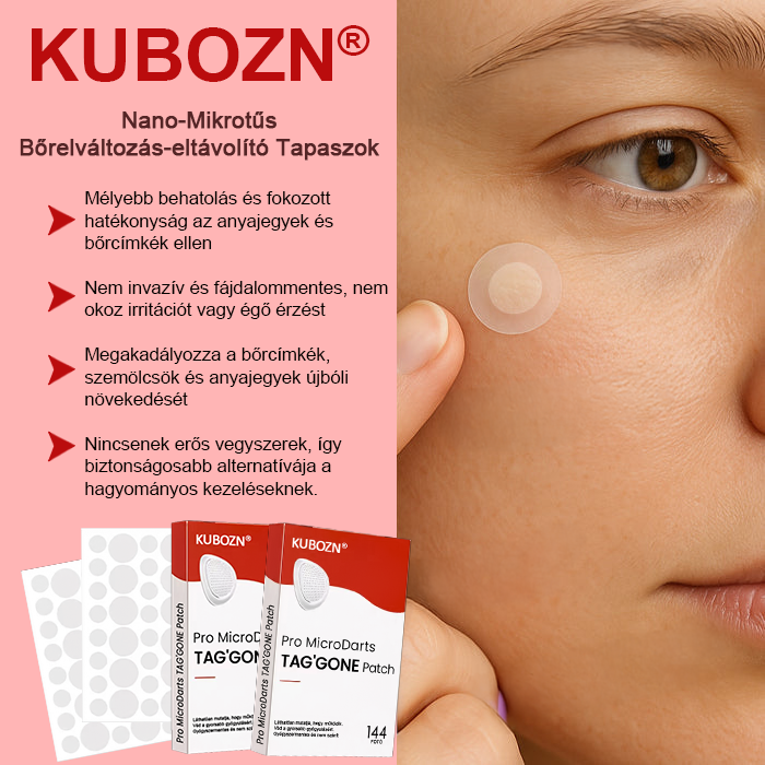KUBOZN® Nano-mikrotűs bőrcímke-eltávolító tapaszok✨✨✨