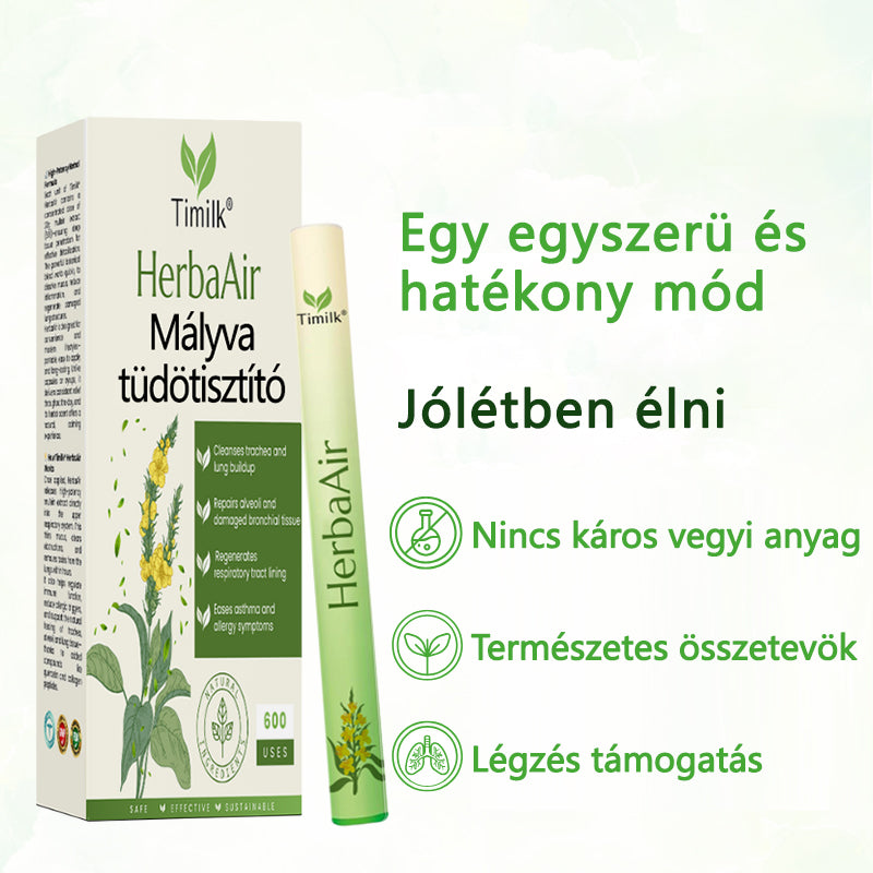 Timilk® HerbaAir Mullein tüdőtisztító💖