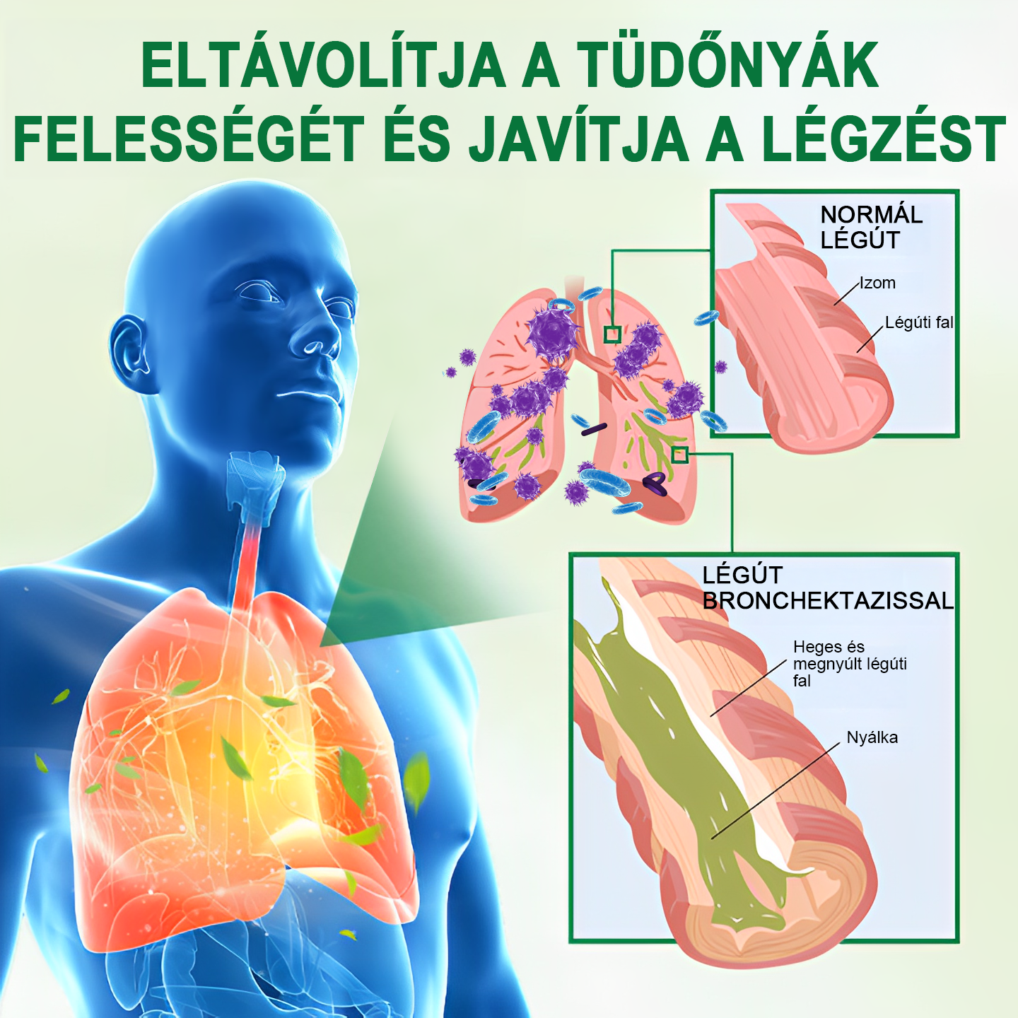 ☘️[Hivatalos márkaüzlet] 👨‍⚕️𝐌𝐈𝐐𝐈𝐊𝐎® Fejlett tüdőtisztító spray (☘️Tüdőspecialisták ajánlásával)☘️