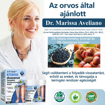 💧ATTDX® Növényi ödéma enyhítő krém nigellával💧💧💧💧