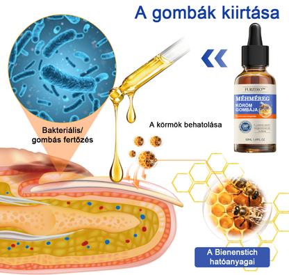 👣🐝🐝Furzero™ Méhméreg Körömgomba Kezelőoldat: Teljes megoldás a körömgomba problémájára🌟👣🐝👣